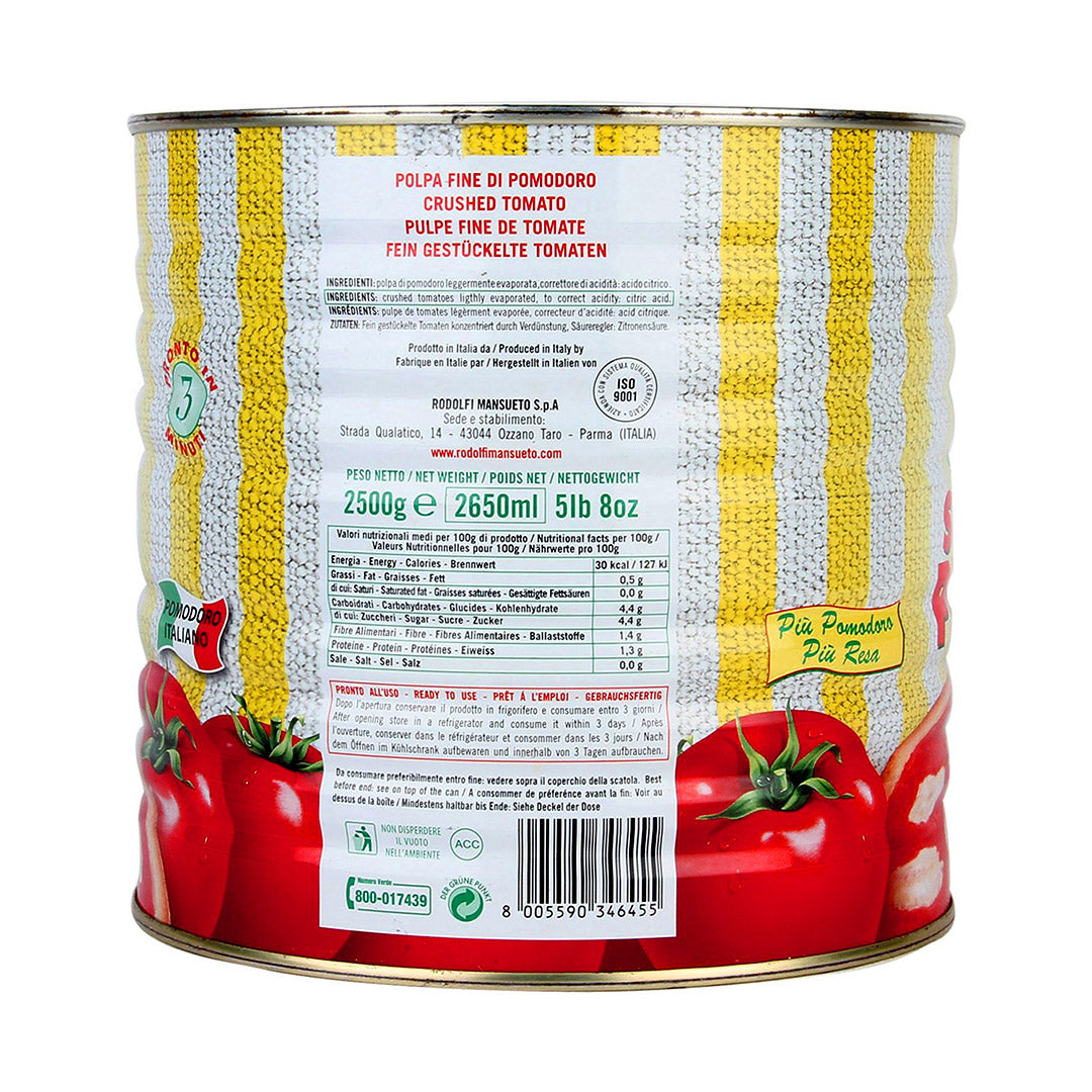 Rodolfi Super Pizza Tomato Puree 2.5 Kg